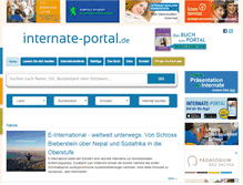 Tablet Screenshot of internate-portal.de